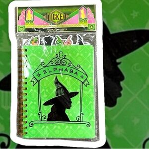 Wicked Journal 96 sheets Elphaba Brand New Green RARE